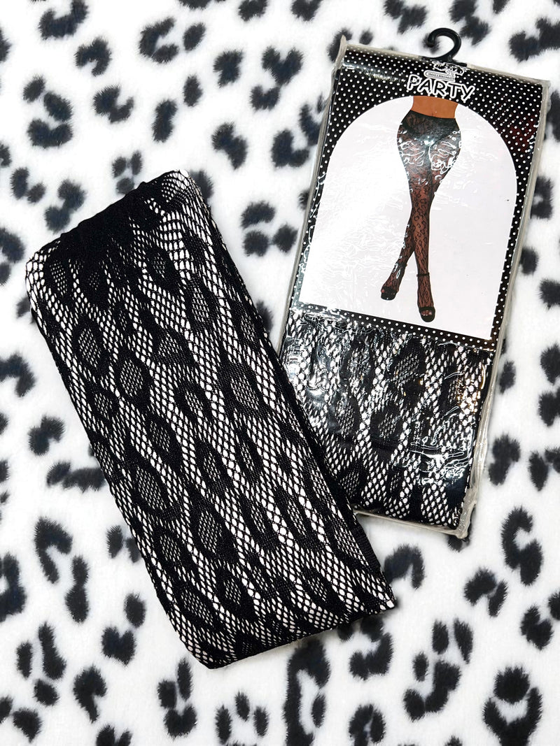 Lace Me Up Party Tights 2246