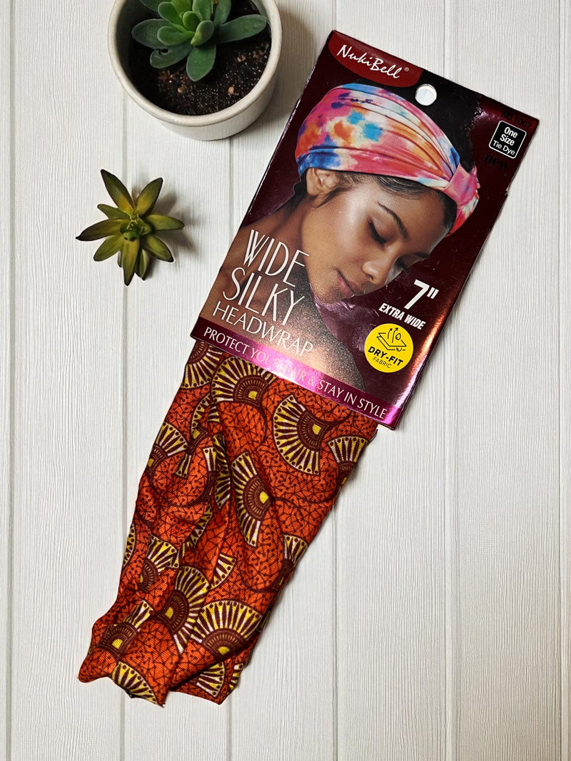 NukiBell Luxe Island Print Headwrap NK1007