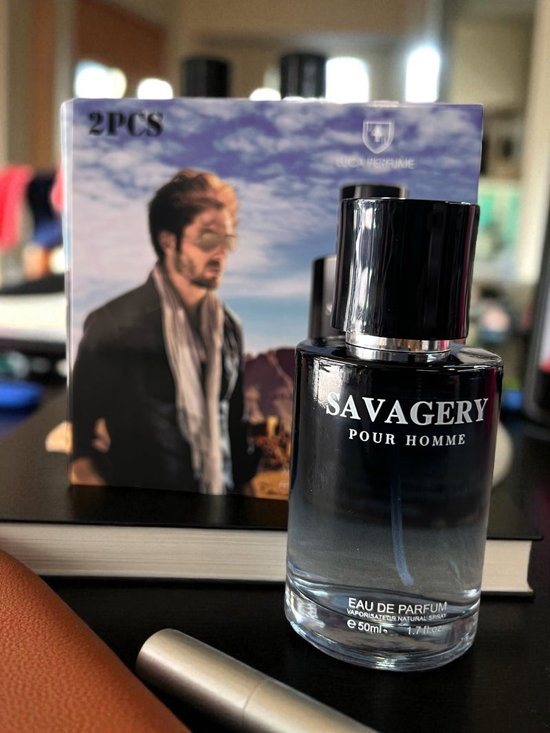 Savagery Pour Homme – 2-Piece Men’s Eau de Parfum Set (50ml x2) 5910