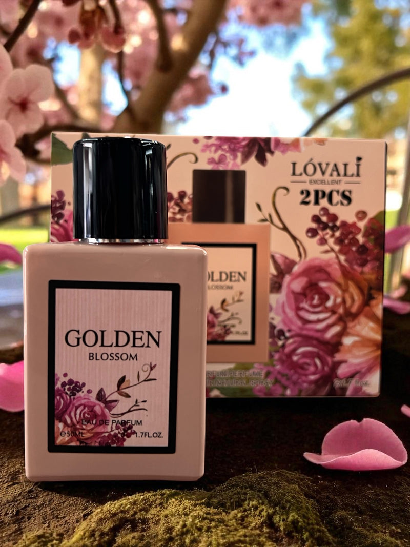 Lóvali Golden Blossom 2-Piece Perfume Gift Set (Eau de Parfum 2×50ml) 6100