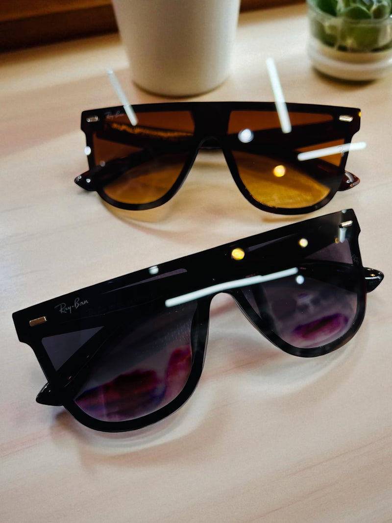 Everyday Oversized Fashion Sunglasses – Black & Tortoise 2005