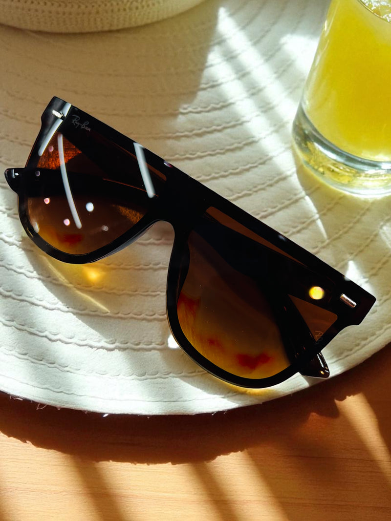 Everyday Oversized Fashion Sunglasses – Black & Tortoise 2005