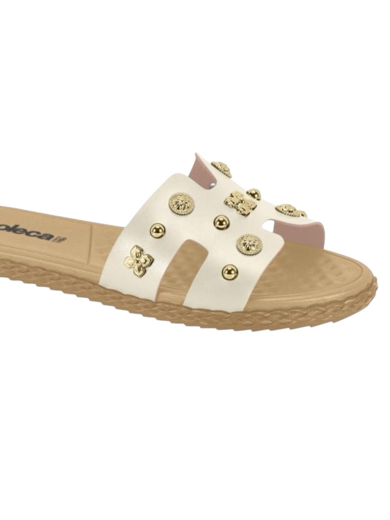 Moleca Luxe Studded Slide Sandals 5452.254