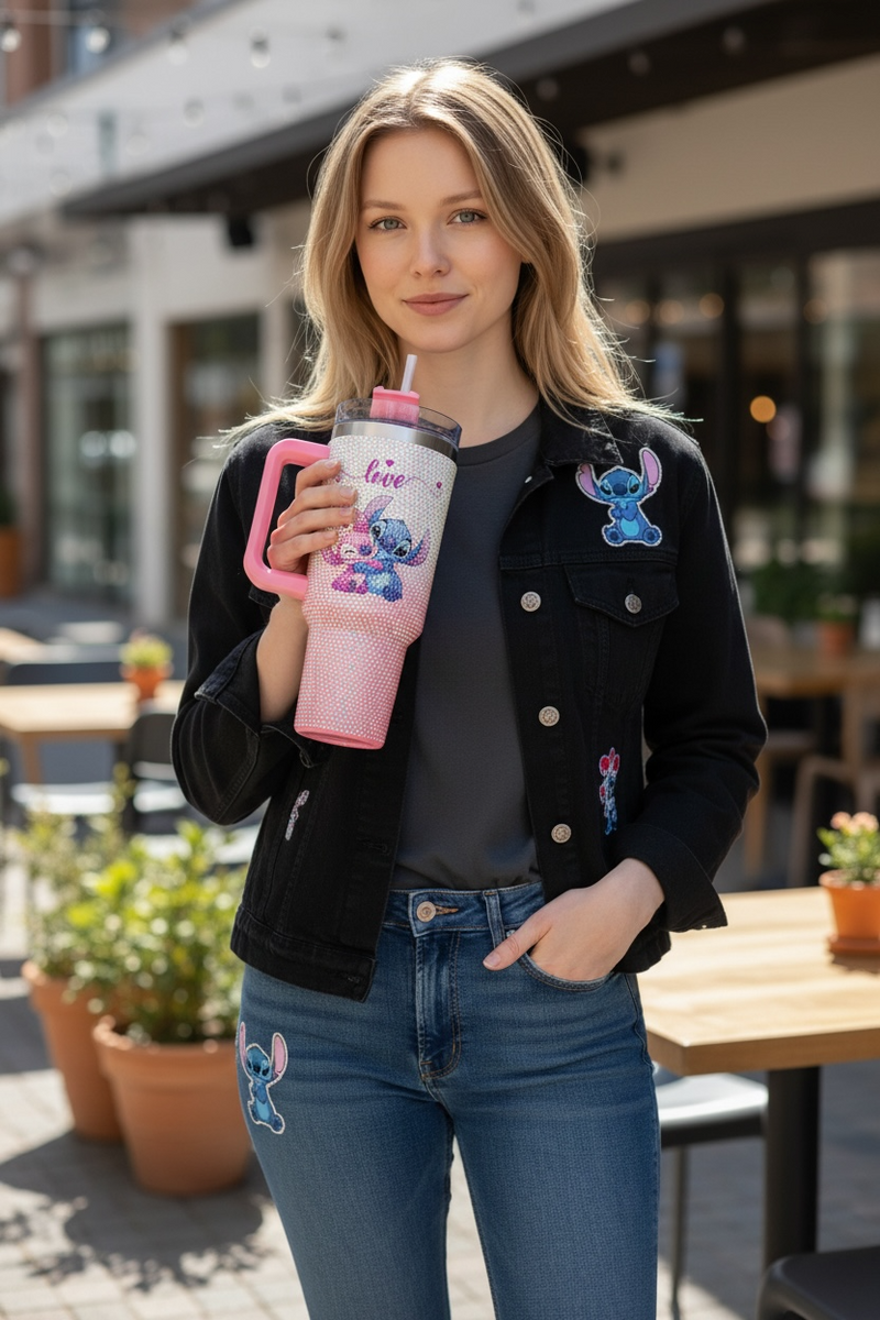 Stitch Bling 40oz Insulated Tumbler 1016-13