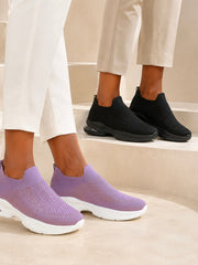 Soft Steps A3-3 slip-on sneakers in Purple and Black