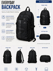 Adidas Everyday Performance Backpack SB-47 measurements and multiple views