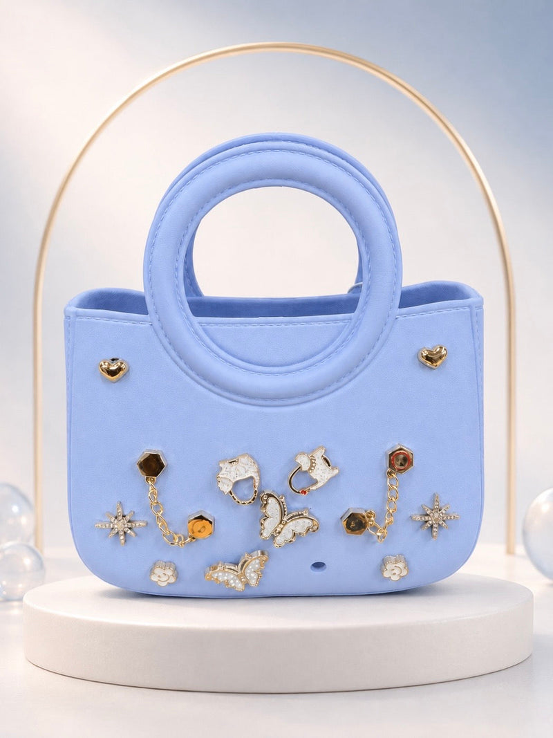 CharmPop Mini Tote Bag A-067 - Lt Blue