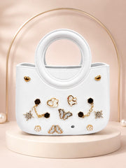 CharmPop Mini Tote Bag A-067 - White