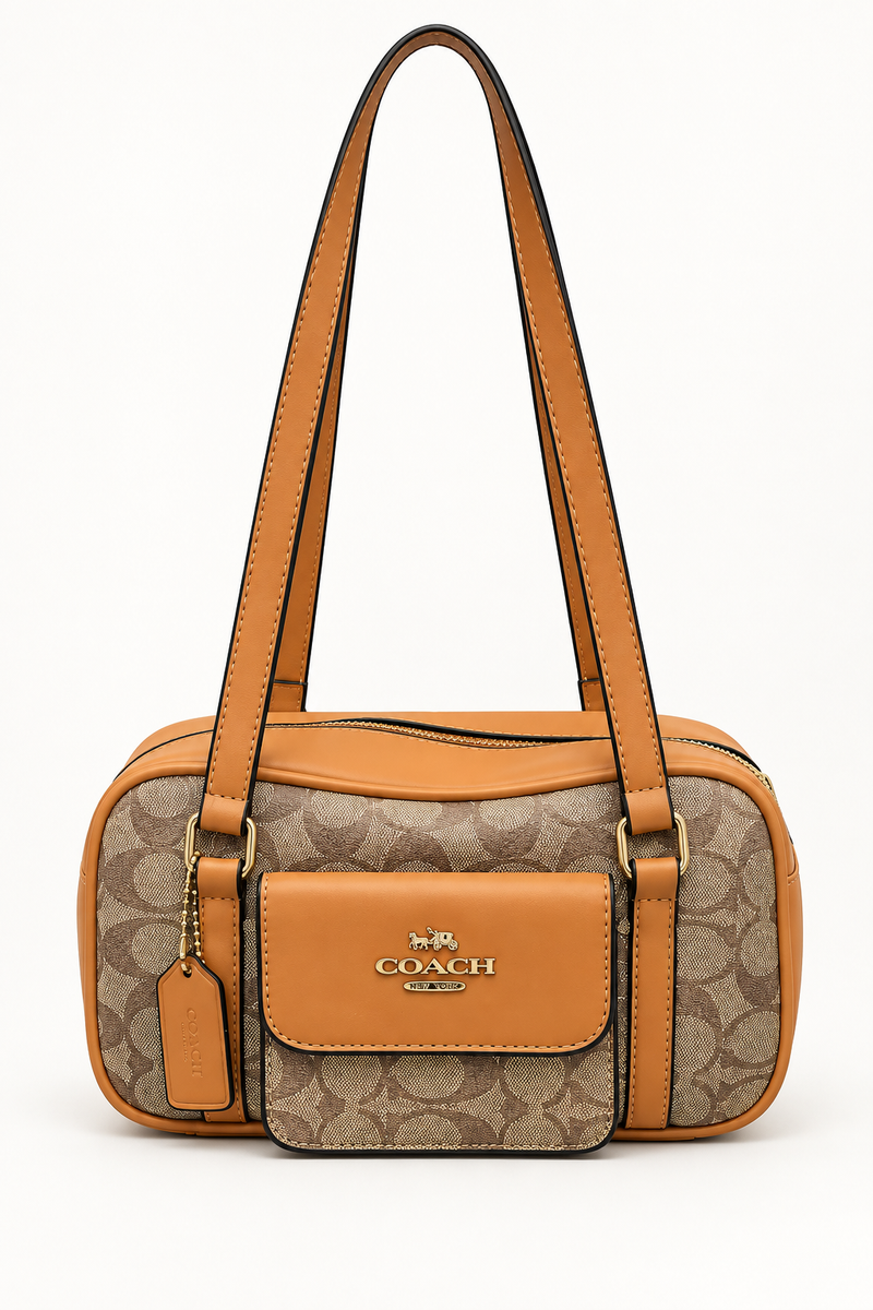 Coach Monogram Rounded Shoulder Bag IS-CMRS