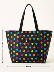 DotPop polka dot tote bag dimensions showing 41 cm width and 29 cm height