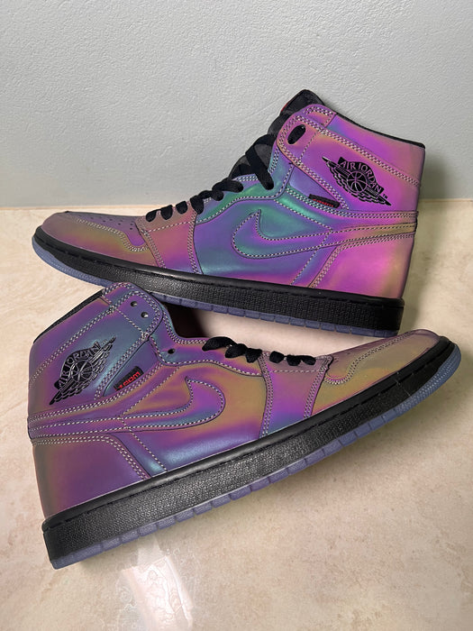 Jordan 1 Retro High Zoom Fearless Iridescent Shoes Infinite Styles