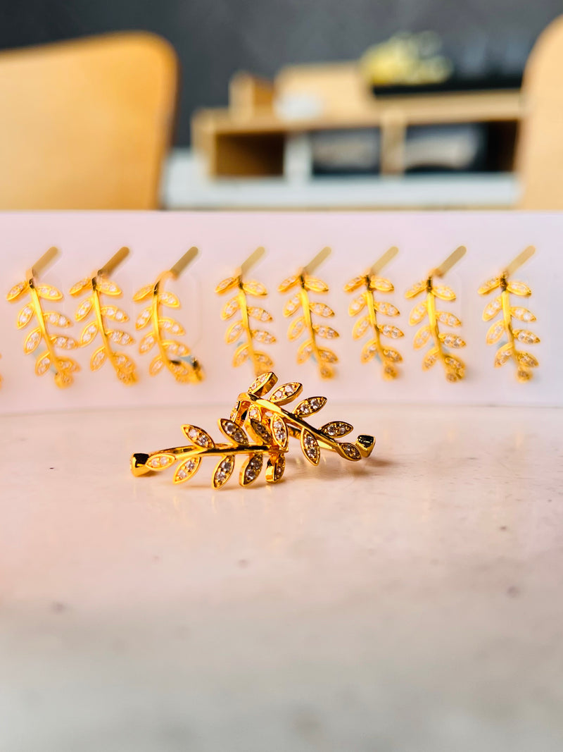 Ladies Brazilian 24k Gold Plated Rings