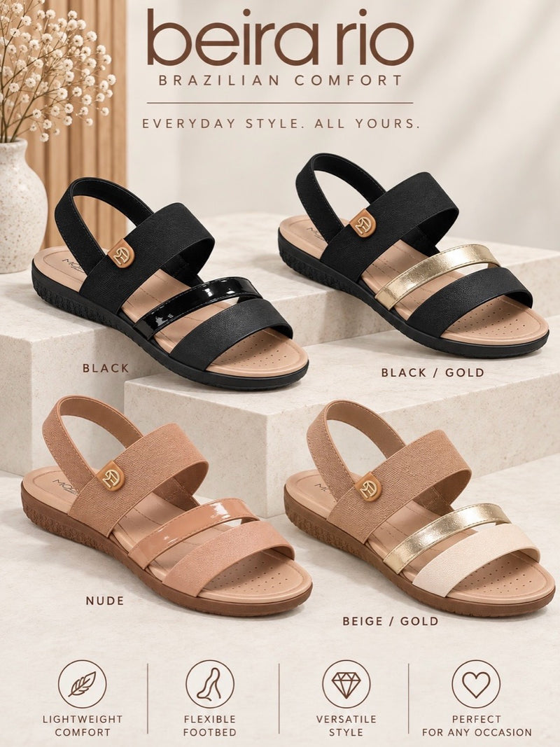 Modare Stretch Fit Comfort Triple Band Sandal 7125.233 in four colours