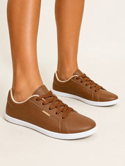 Moleca Quilted Comfort Tennis Sneaker 5605.463 - Hazelnut 1248