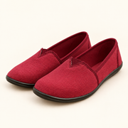 Moleca Brim Sider comfort slip-on shoes in Wine