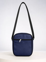 Sleek Urban Large Crossbody Bag - Navy