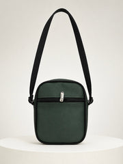 Sleek Urban Small Crossbody Bag - Army Green