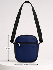 Sleek Urban Small Crossbody Bag - Navy dimensions 17 cm x 17 cm