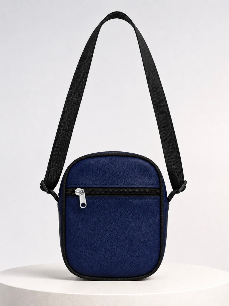 Sleek Urban Small Crossbody Bag - Navy